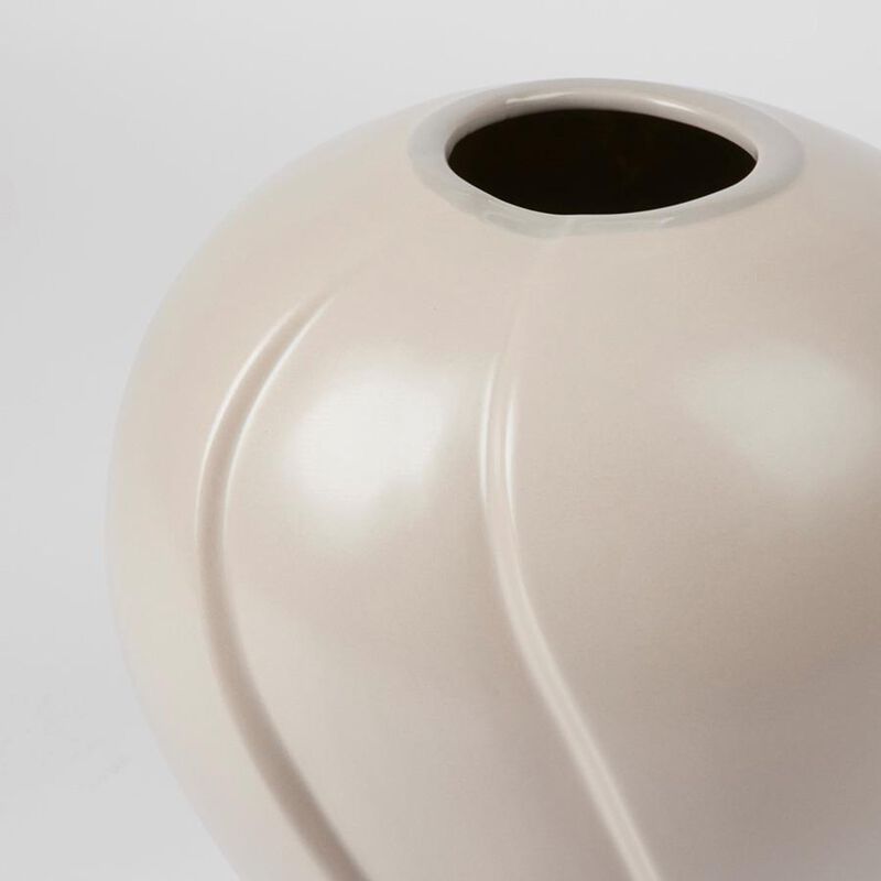 Broste Leda Small Vase - Grey Sand image number 1